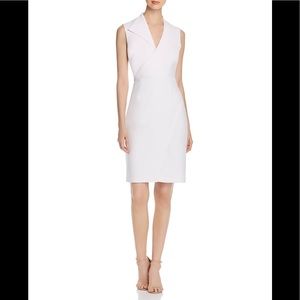 NWT Elie Tahari White Tuxedo Dress Size 6